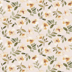 Golden Specter Floral in Vintage Peach