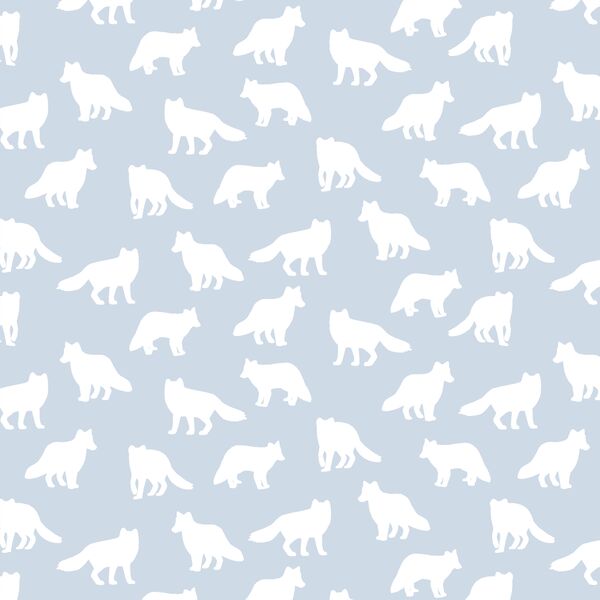 Little Fox Silhouette in Cirrus
