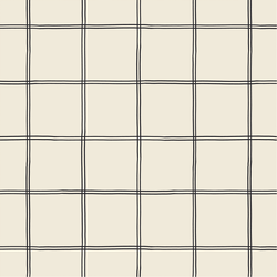 Large Halloween Grid in Cream