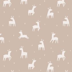 Prancing Deer in Latte
