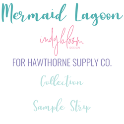 Mermaid Lagoon Sample Strip