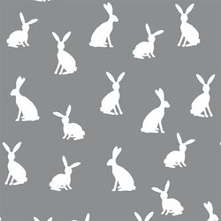Cottontail Silhouette in Smoke