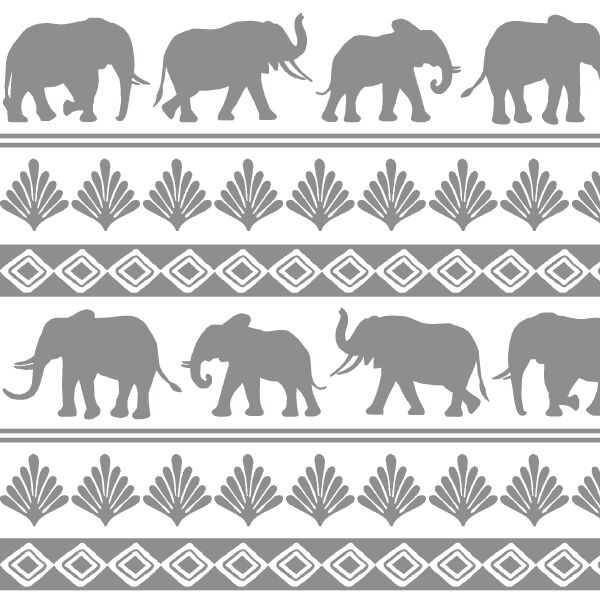 Elephant Parade in Smoke