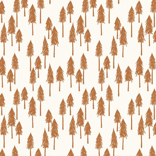Pine Hill in Bronze on Cream