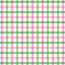 Spring Plaid in Carnation