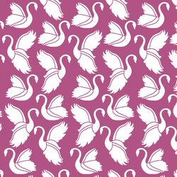Swan Silhouette in Azalea