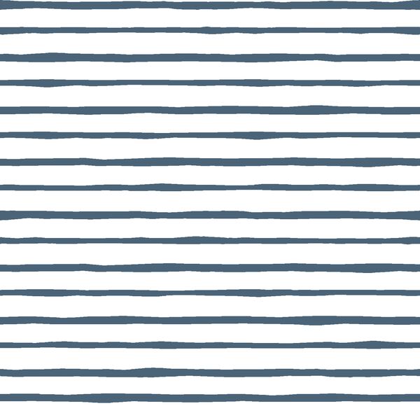 Artisan Stripe in Twilight on White