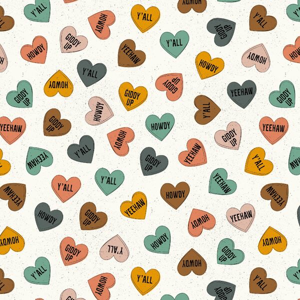 Howdy Hearts in Bone