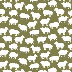 Sheep Silhouette in Jungle
