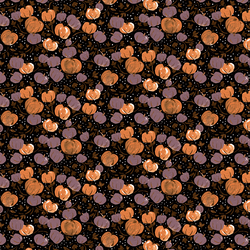 Small Pumpkin Patch in Nighttime