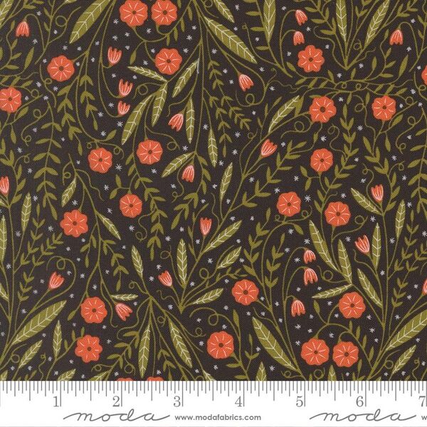 Woodland Floral in Midnight