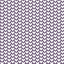 Hearts in Aubergine