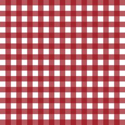 Holiday Gingham in Berry Red