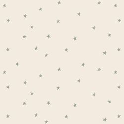 Celestial Stars in Sage Green on Egret