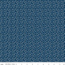 Tiny Squares in Oxford Blue