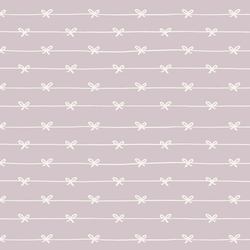 Ribbon Bow Stripe in Light Lavender