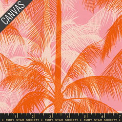 Poolside Palms Canvas in Sorbet