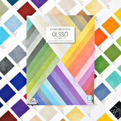 Gesso Color Swatch Card Panel