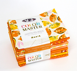 Tangerine Summer Color Master Half Yard Bundle