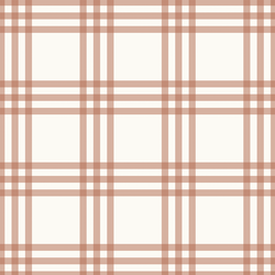 Triple Check in Muted Orange