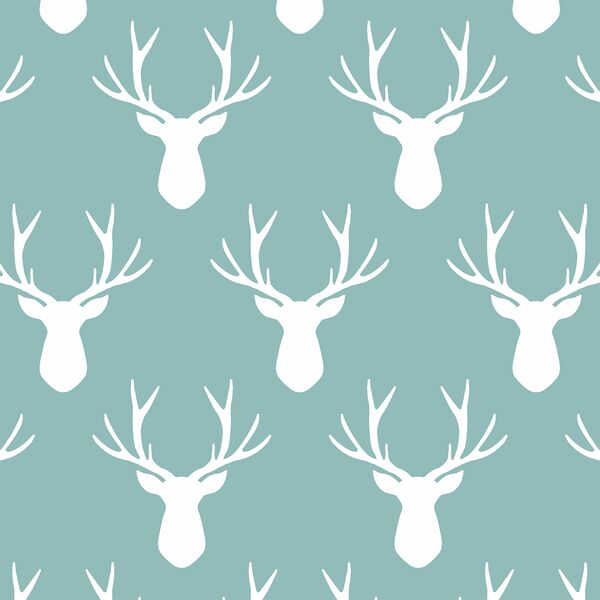 Stag Silhouette in Pool