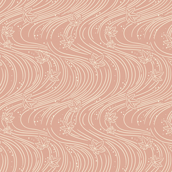 Maple Currents in Dusty Rose
