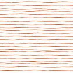 Sussex Stripe in Rouge on White