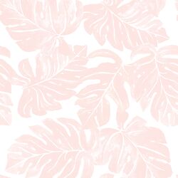 Leafy Monstera in Shell Pink