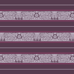 Revival Stripe in Plum