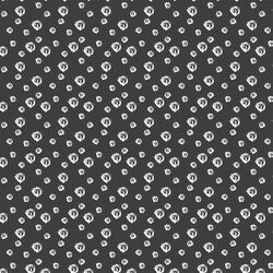 Sketched Dot in White on Onyx