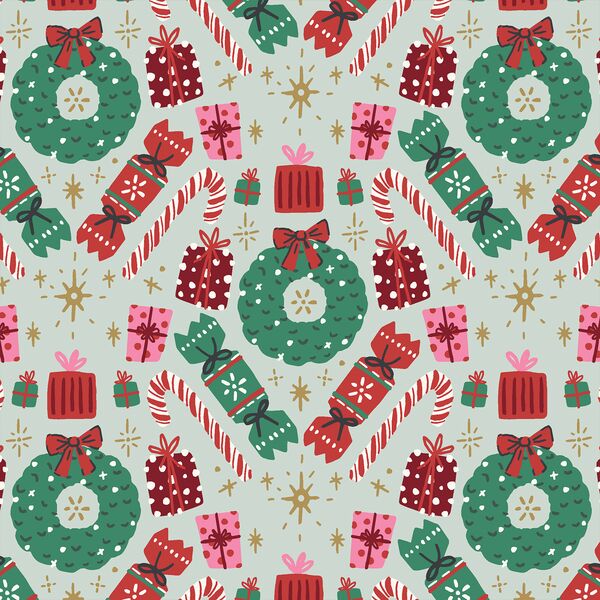 Christmas Gifts and Treats in Milky Green