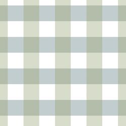 Large Gingham in Green Machine
