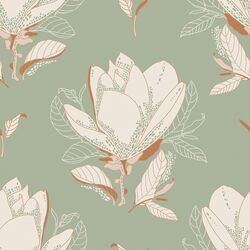 Magnolias in Sage Green
