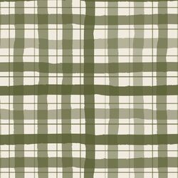 Large Gingham in Vintage Evergreen