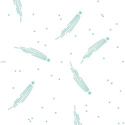 Meteor Shower in Succulent on White