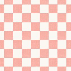 Checkered in Coral Pink