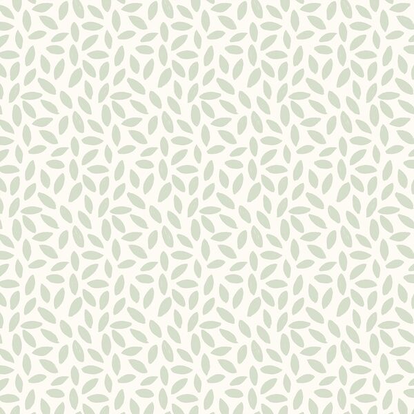 Petals Please in Canary Green on Ivory