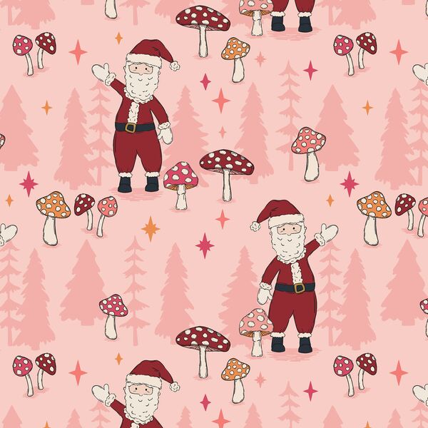 Santa Claus in Petal Pink
