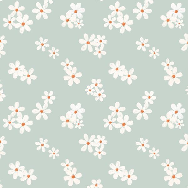 Daisies in Airy Blue