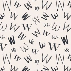 W in Graphite