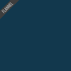 Flannel Solid in Riley Navy