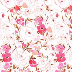 Cece Heart Floral in Valentine