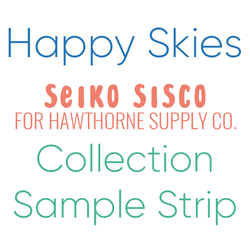 Happy Skies Sample Strip
