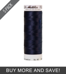 Midnight Blue (3406-3363) - Poly Sheen - 220 Yards (5 Pack)