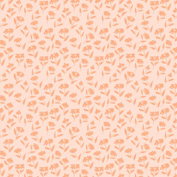 Spring Ditsy in Shell Pink