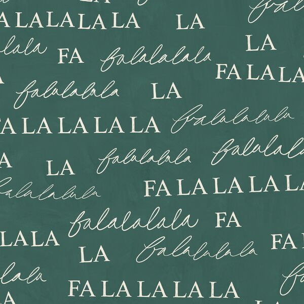 Falalala in Brushed Pine Green