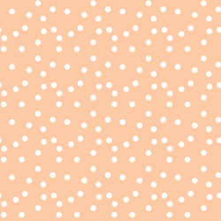 Large Spring Polka Dots in Peach