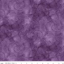 Painter's Watercolor Swirl in Purple
