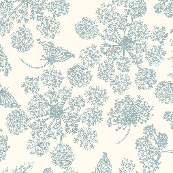 Queen Annes Lace in Slate Blue