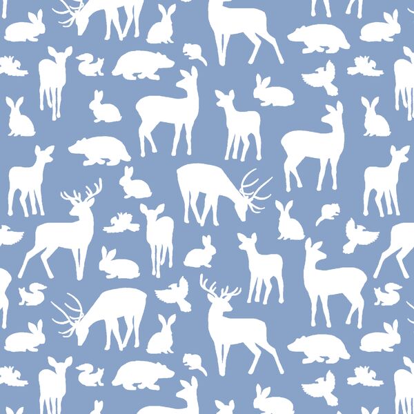 Forest Friends in Cornflower